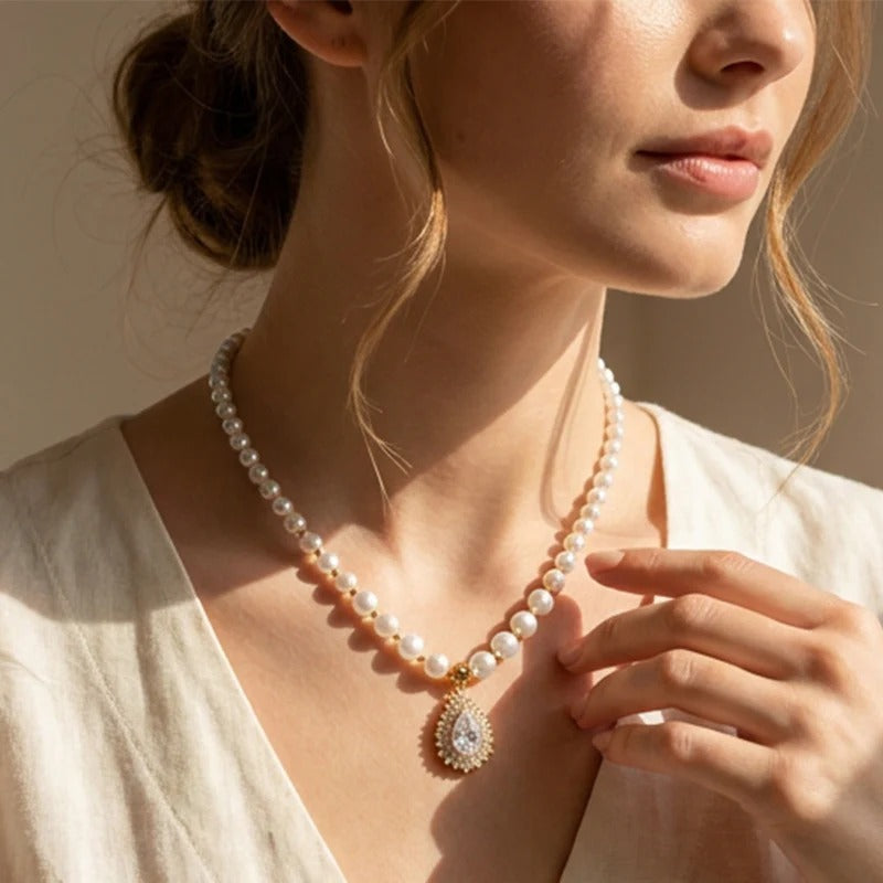 💥 Women's Vintage Pearl Necklace