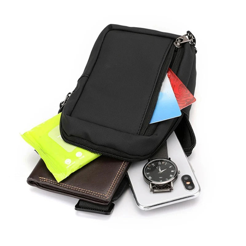🏙️ Urban Sling Bag for Men – Lightweight & Waterproof – Adjustable Strap💼✨