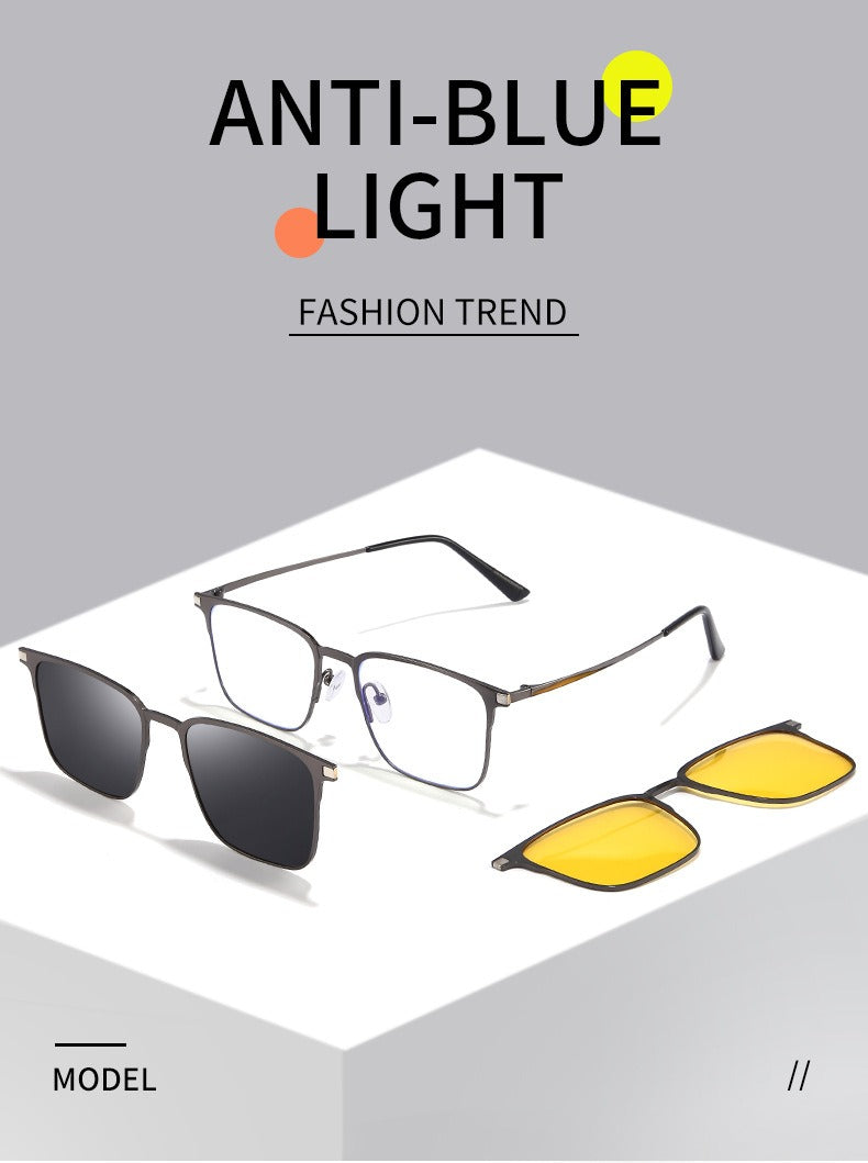 New polarized sunglasses with magnetic closure
