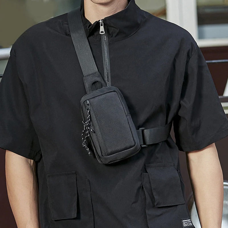🏙️ Urban Sling Bag for Men – Lightweight & Waterproof – Adjustable Strap💼✨