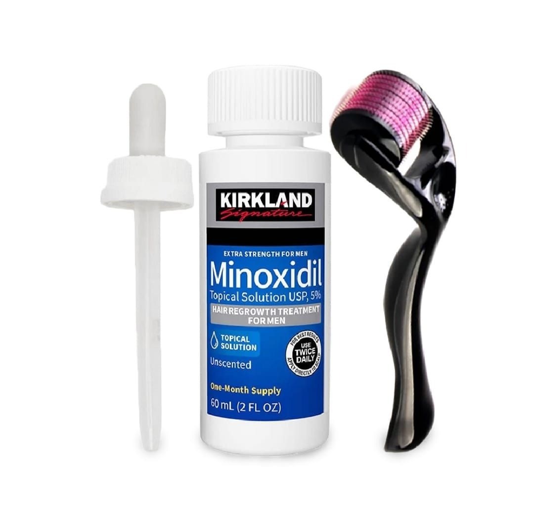 Kirkland Minoxidil 5% + DRS Derma Roller