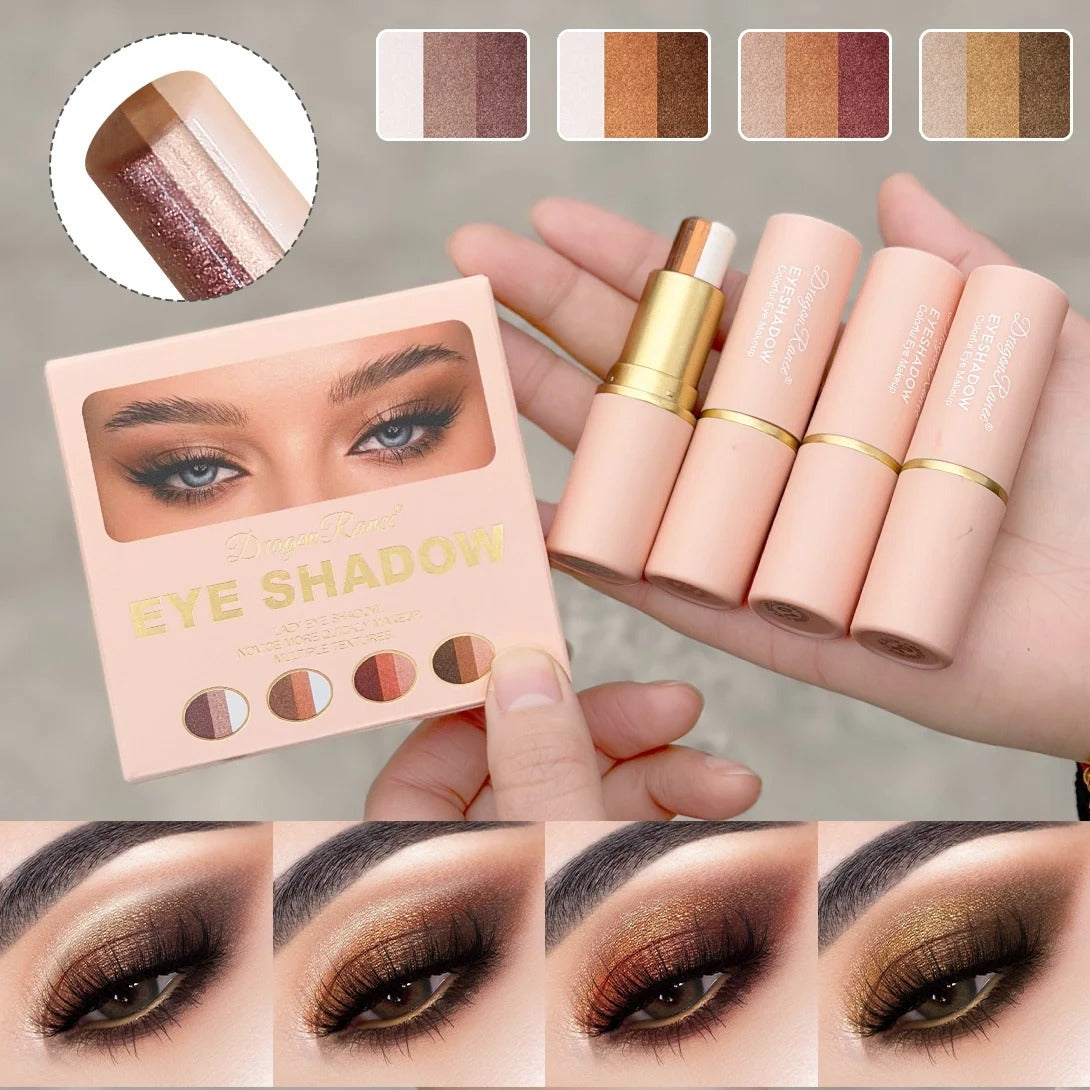 4 Colors Shimmer Eye Shadow Stick Set