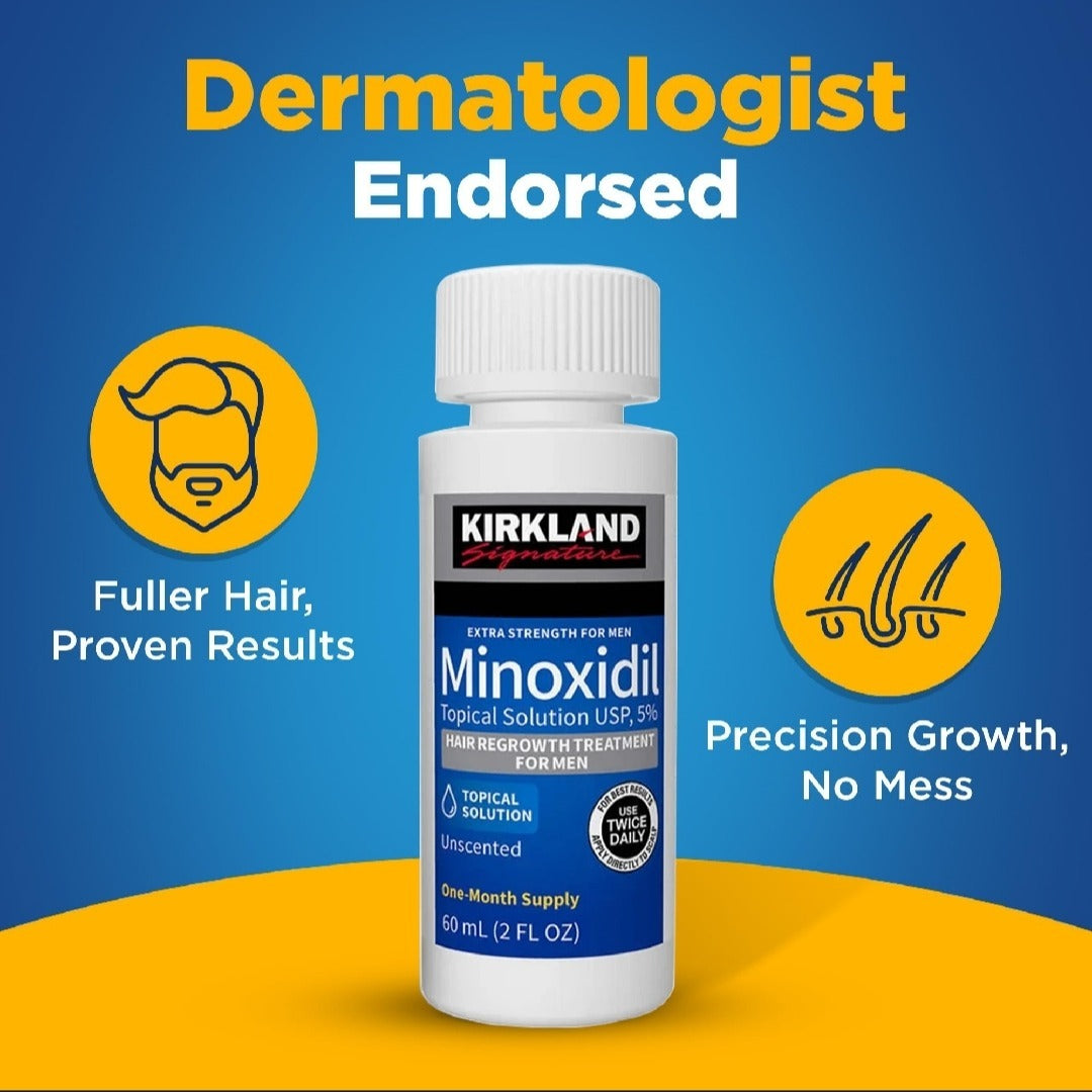 Kirkland Minoxidil 5% + DRS Derma Roller