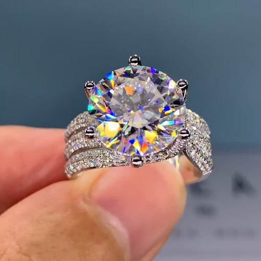 🎁3 Carat Super Sparkling zircon Ring [With Box]