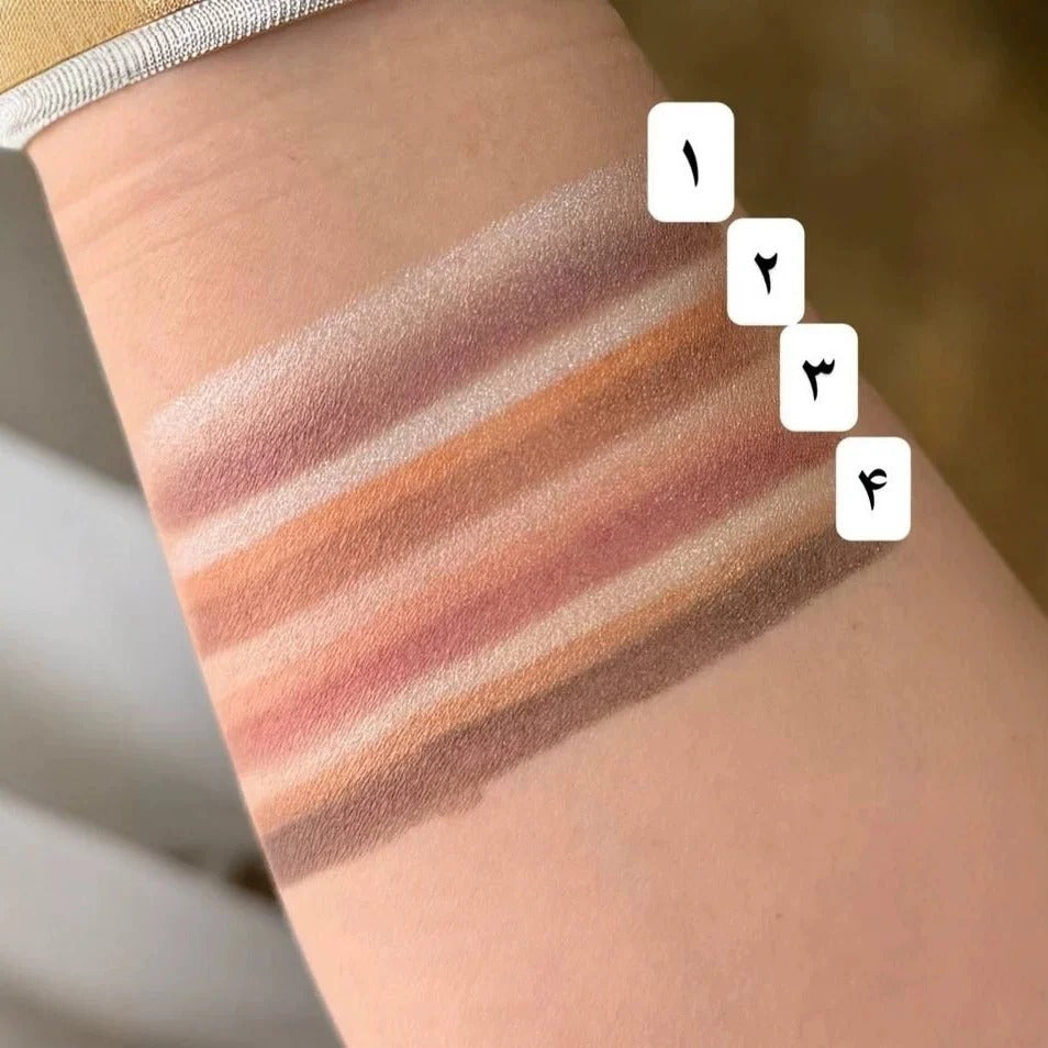 4 Colors Shimmer Eye Shadow Stick Set