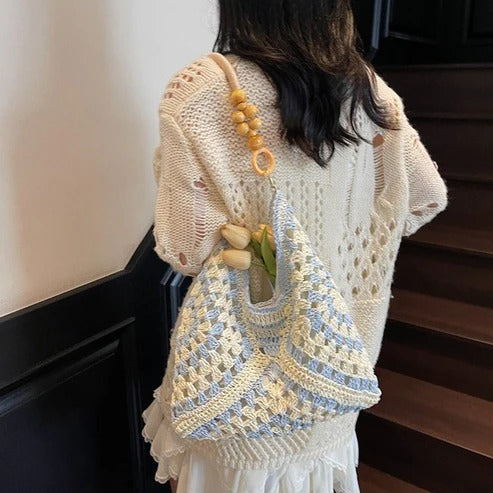 👜Artisanal Woven Tote Bag with Inner Lining
