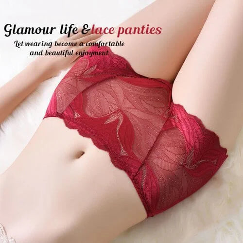 💝Hot Sale 💝-Ladies Silk Lace Handmade Underwear Pack